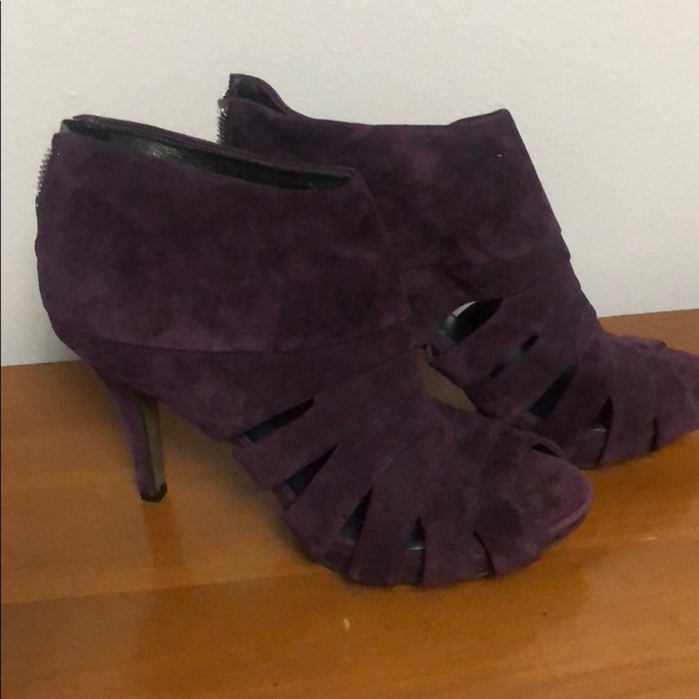 Worn once. Sacha London Purple heels. Size 9.